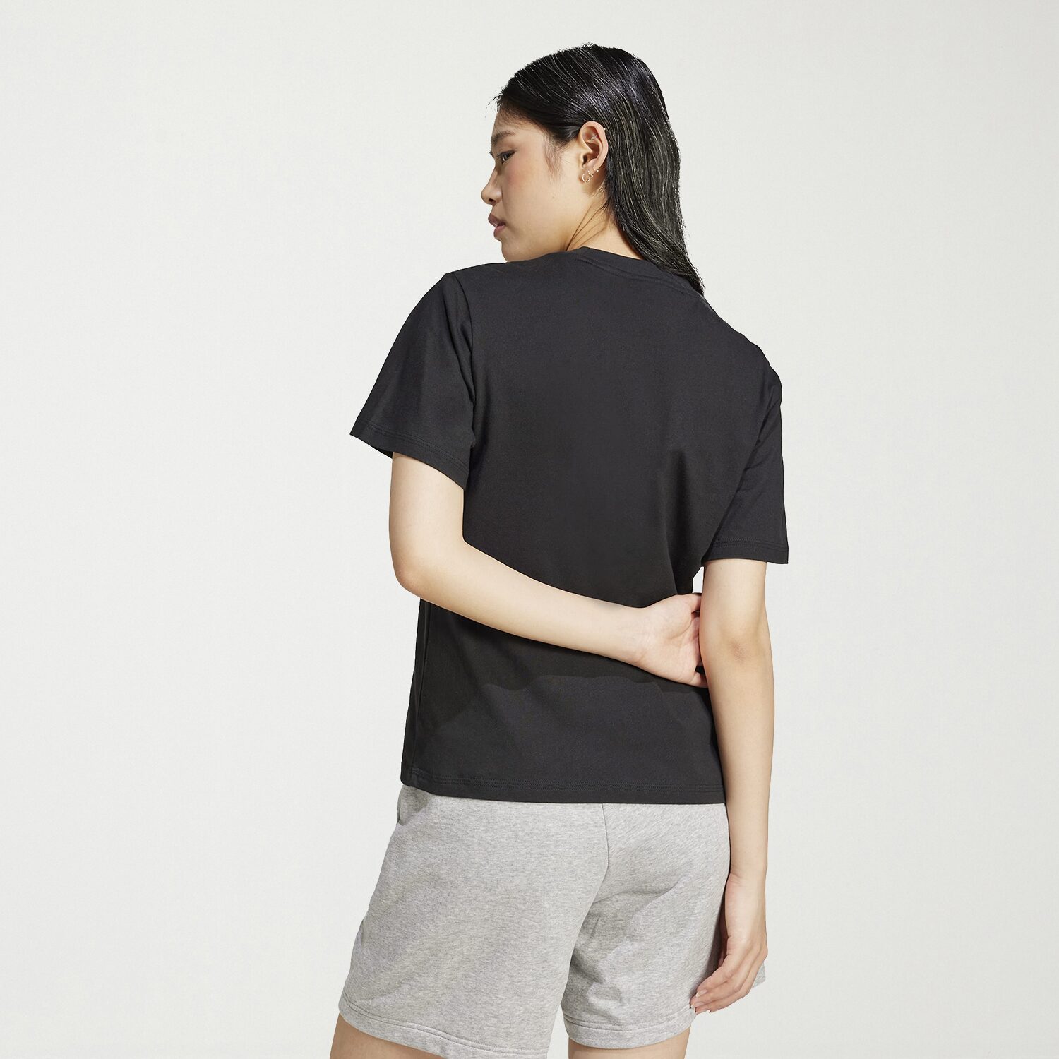 adidas Womens Crew Neck Short Sleeve Active T-Shirt