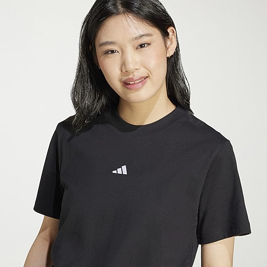 adidas Womens Crew Neck Short Sleeve Active T-Shirt