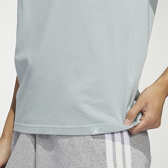 adidas Womens Crew Neck Short Sleeve Active T-Shirt