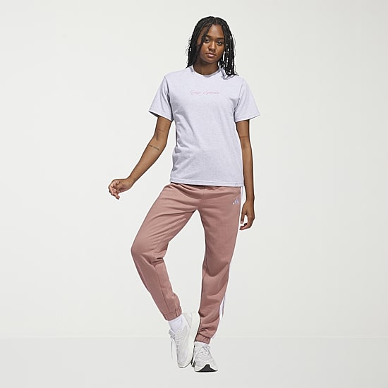 adidas Womens Crew Neck Short Sleeve Active T-Shirt