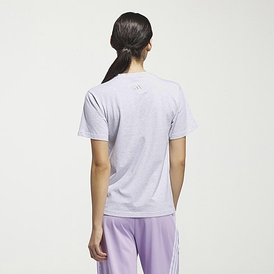 adidas Womens Crew Neck Short Sleeve Active T-Shirt