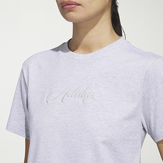 adidas Womens Crew Neck Short Sleeve Active T-Shirt