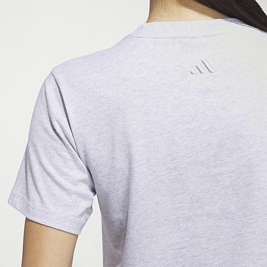 adidas Womens Crew Neck Short Sleeve Active T-Shirt