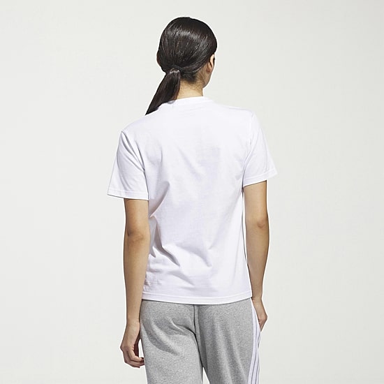 adidas Womens Crew Neck Short Sleeve Active T-Shirt