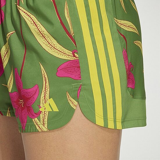 adidas Womens Farm Rio 5" High Rise Active Pull-On Short
