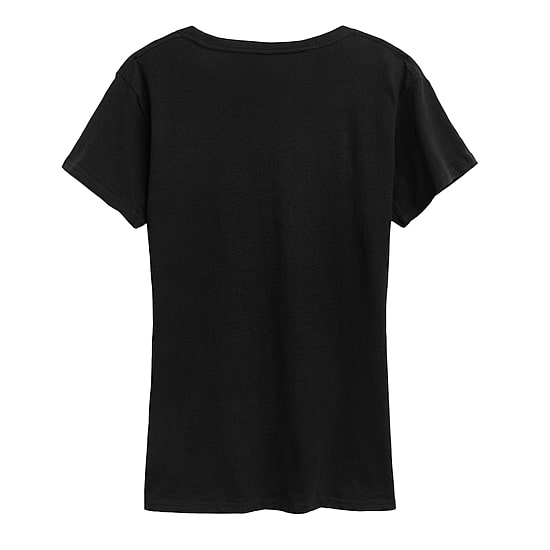 Figure Skater Stamp Womens Crew Neck Short Sleeve Classic Fit Graphic T-Shirt