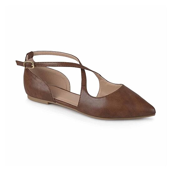 Journee Collection Malina Womens Pointed Closed Toe Ballet Flats