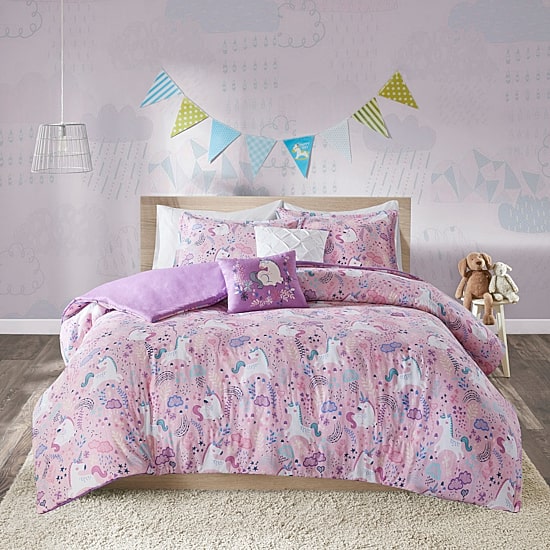 Intelligent Design Ella 100% Cotton Comforter Set with Decorative Pillows