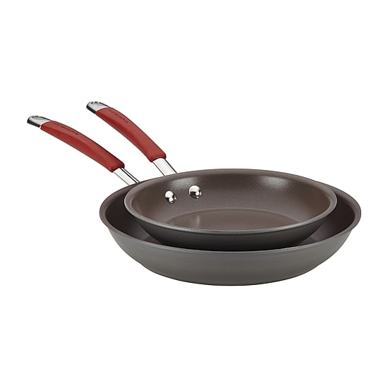 Rachael Ray Cucina Hard Anodized Twin Pack Skillet Set