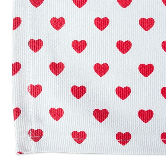 Design Imports Lil Hearts Ribbed 6-pc. Placemat