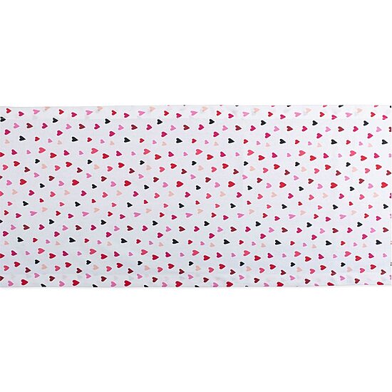 Design Imports Confetti Hearts Print Table Runner