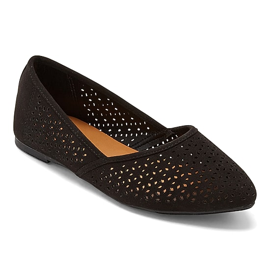 Arizona Jean Co Julian Womens Pointed Closed Toe Ballet Flats