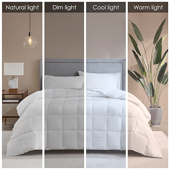Sleep Philosophy Warmer 300 TC Cotton Sateen Down Alt 3M Thinsulate Comforter