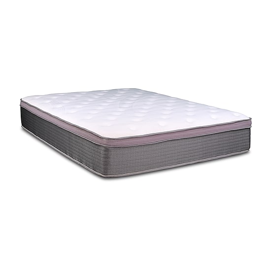Primo Equilibria Pocket Coil 12" Medium/Firm Hybrid Euro Top - Mattress in a Box