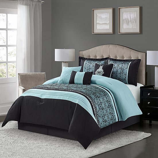 Stratford Park Stefano 7-pc. Midweight Comforter Set
