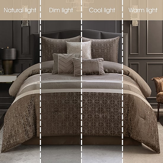 Stratford Park Sallie 7-pc. Geometric Midweight Comforter Set