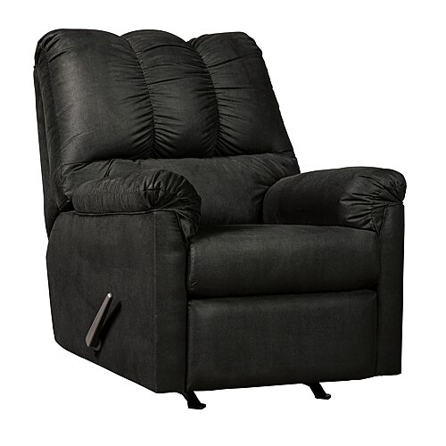 Signature Design By Ashley Darcy Manual Recliner, One Size, Black