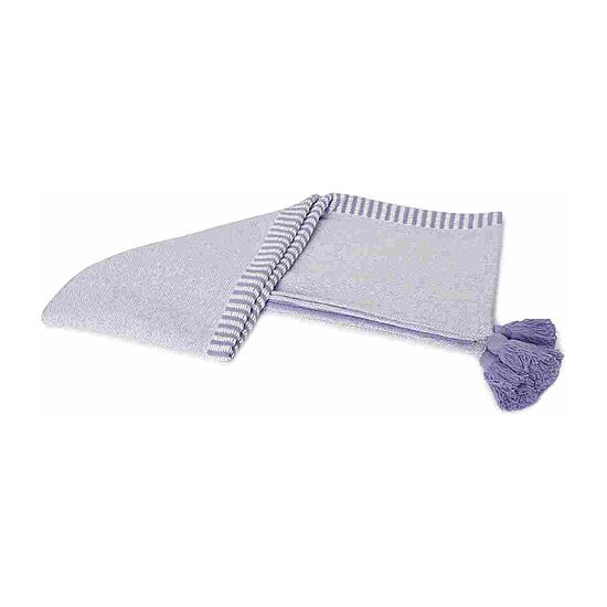 LR Home Riley Stripe Washable Throw