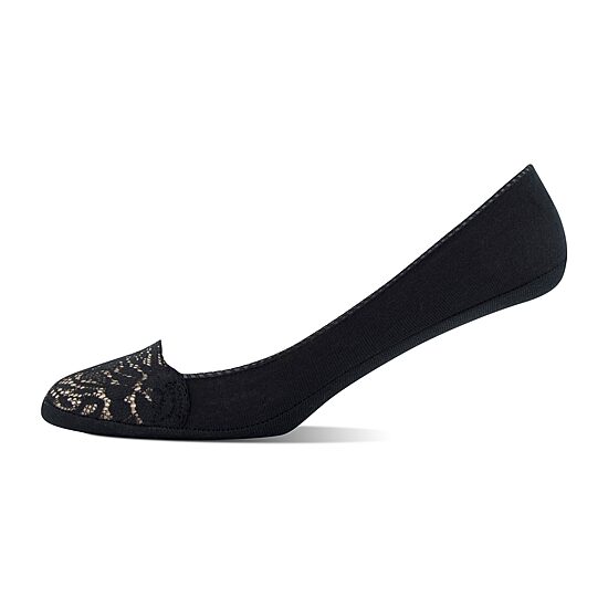 Peds Lace Ultra Low Cut Womens Multi-Pack 2 Pair Liner Socks