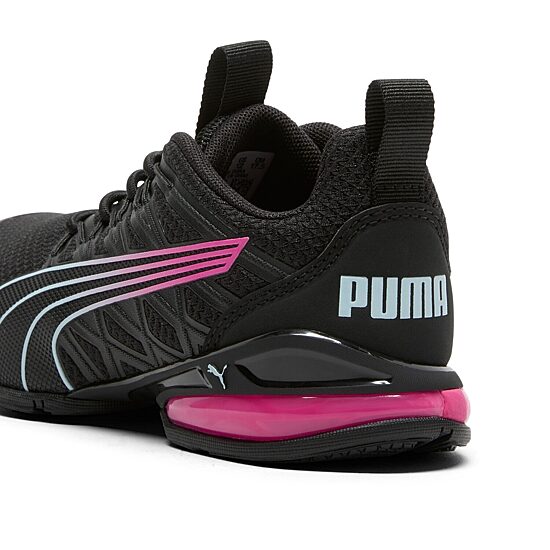 女の子　スピールフォーム Spielform ワインレッド/桃色　美品　希少 PUMA Voltaic Evo Fade Little Kid Girls Running Shoes, Color: Black