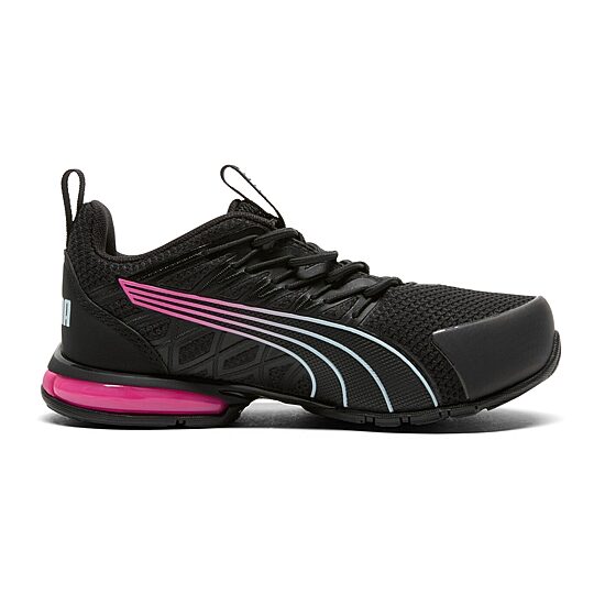 PUMA Voltaic Evo Fade Little Kid Girls Running Shoes, Color: Black