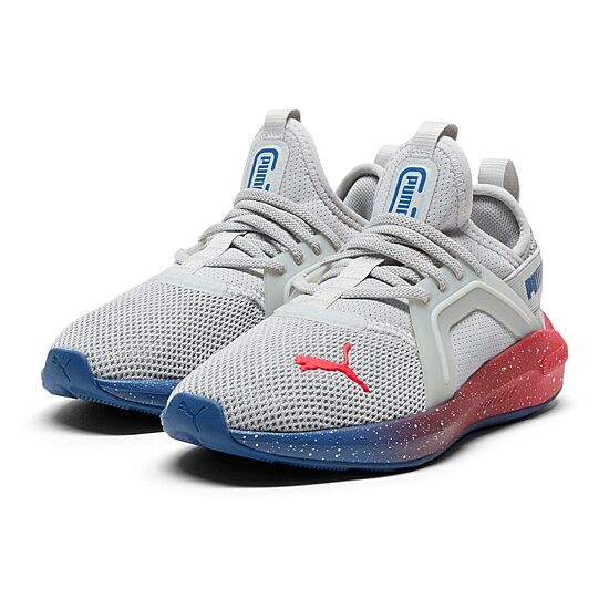 PUMA Soft Enzo 5 Speckle Fade Little Kid Boys Running Shoes