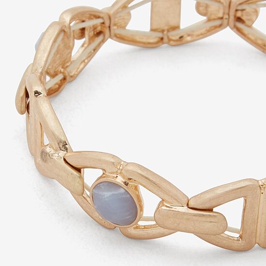 a.n.a Gold Tone Womens Stretch Bracelet