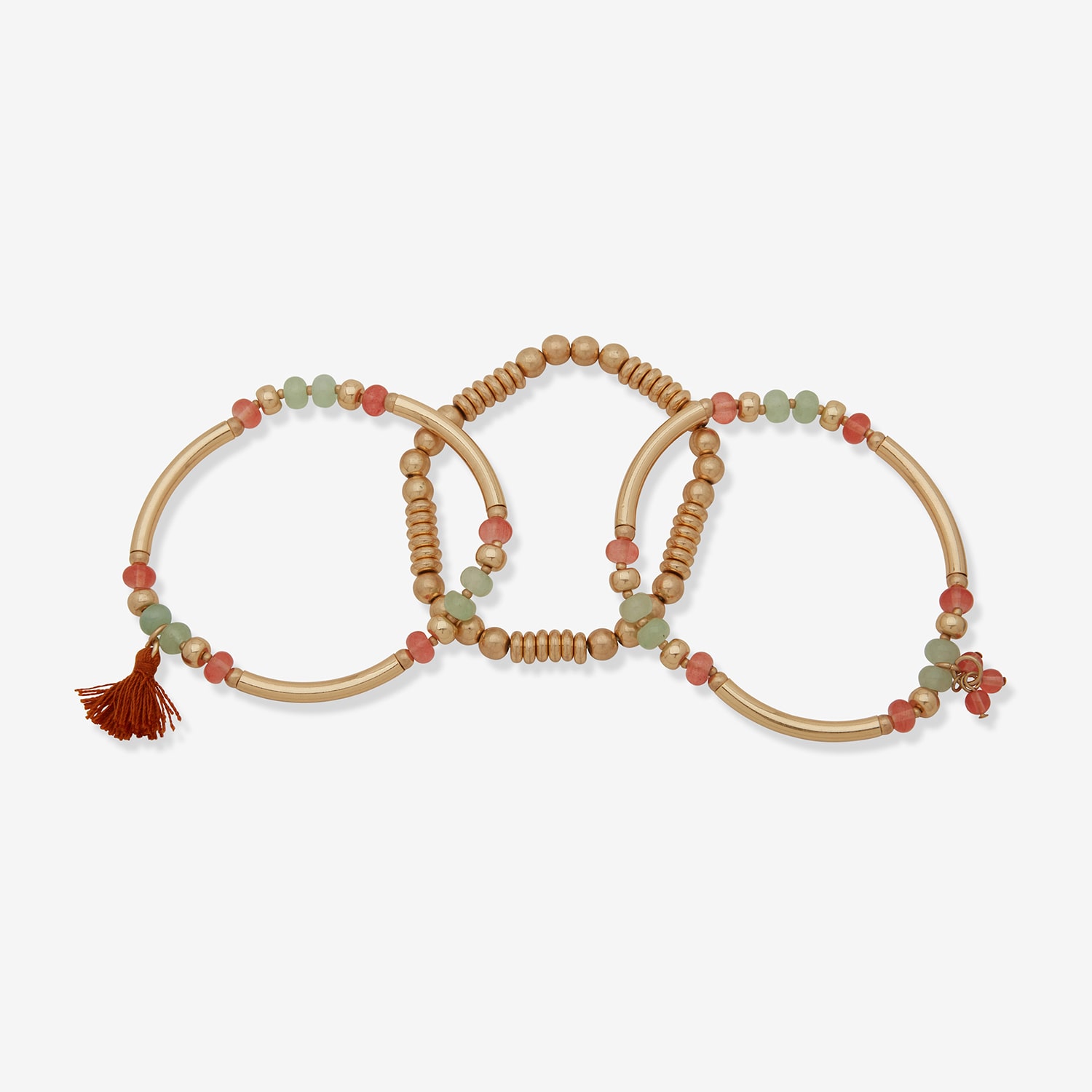 a.n.a Gold Tone Womens 3-pc. Bracelet Set