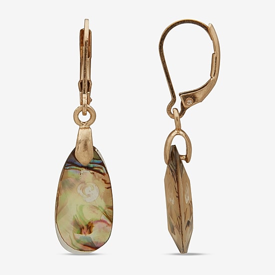 a.n.a Gold Tone Womens Drop Earrings