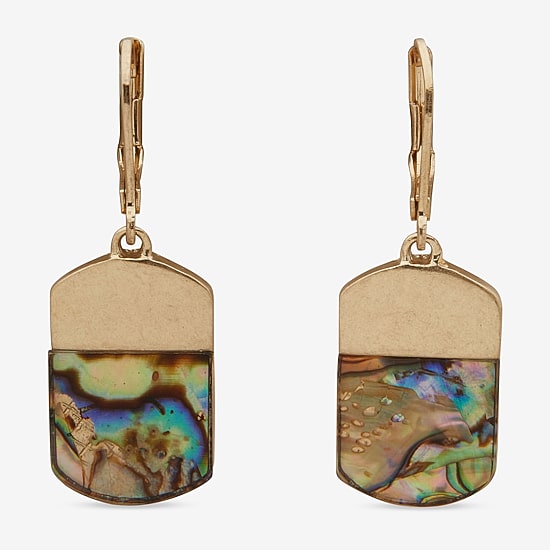 a.n.a Gold Tone Womens Drop Earrings