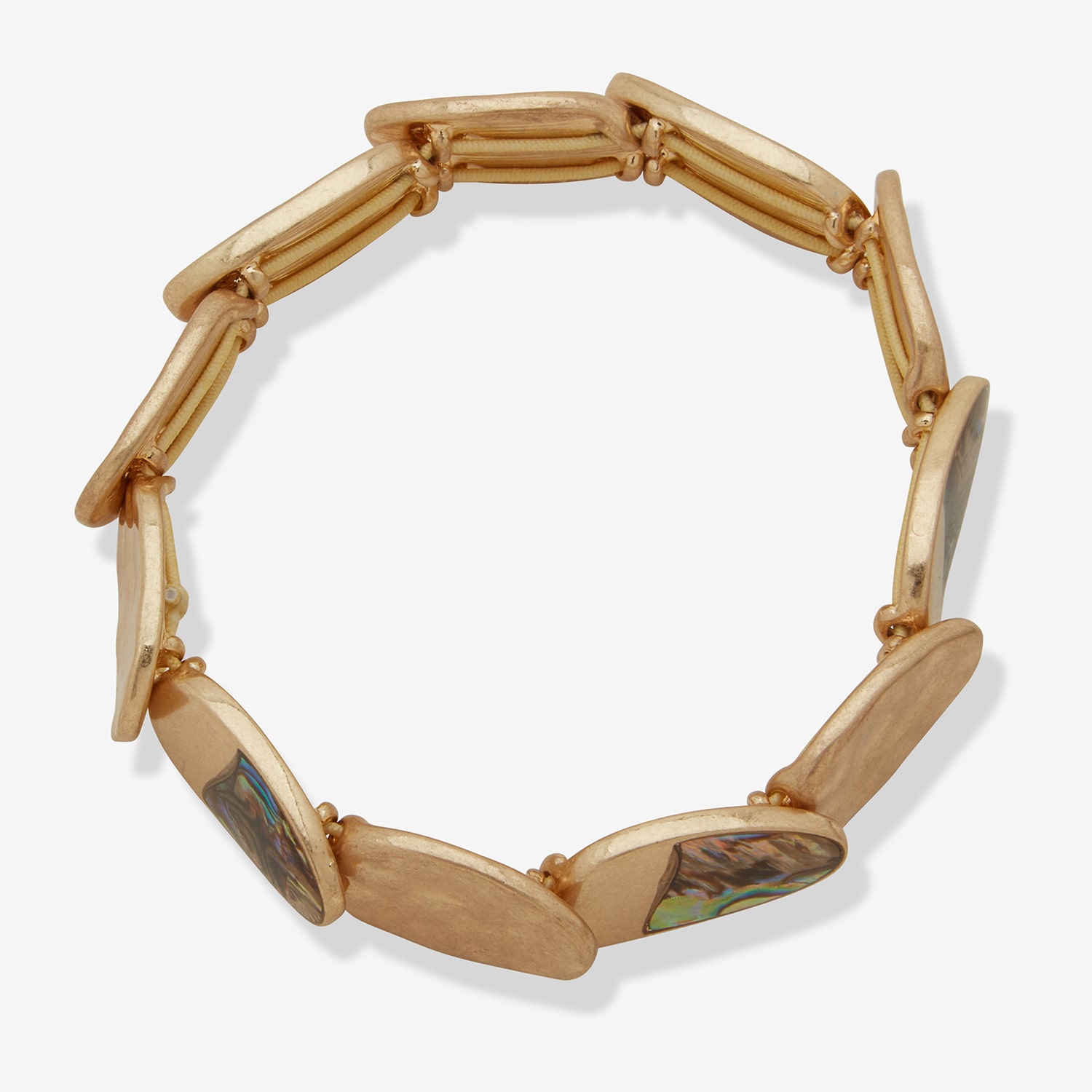 a.n.a Gold Tone Womens Stretch Bracelet