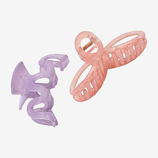 Arizona Pink & Lavender 2-pc. Hair Clip