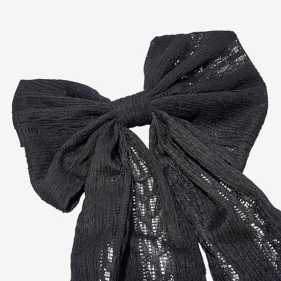 Arizona Black Lace Hair Bow