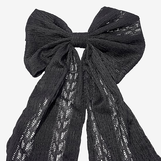 Arizona Black Lace Hair Bow