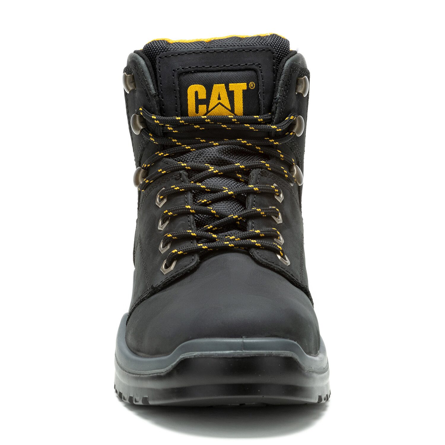 CAT Mens Slip Resistant Striver Steel Toe Work Boots