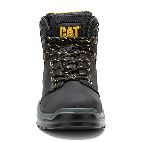 CAT Mens Slip Resistant Striver Steel Toe Work Boots