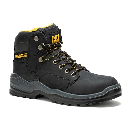 CAT Mens Slip Resistant Striver Steel Toe Work Boots