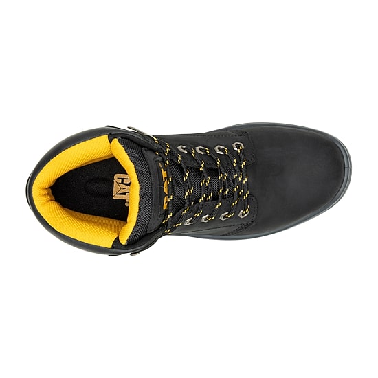 CAT Mens Slip Resistant Striver Steel Toe Work Boots