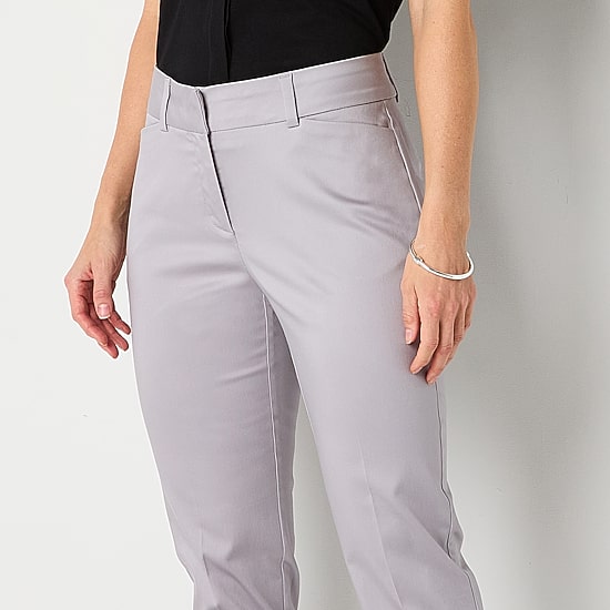 Liz Claiborne Emma Emma Womens Tall Ankle Mid Rise Ankle Pant