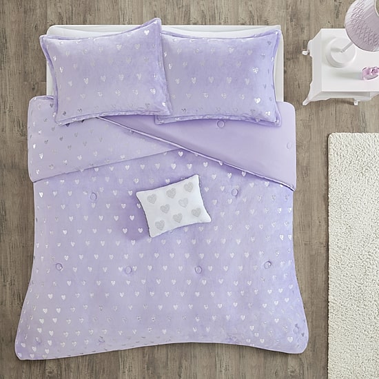 Intelligent Design Jenna Geometric Comforter Set with decorative pillow