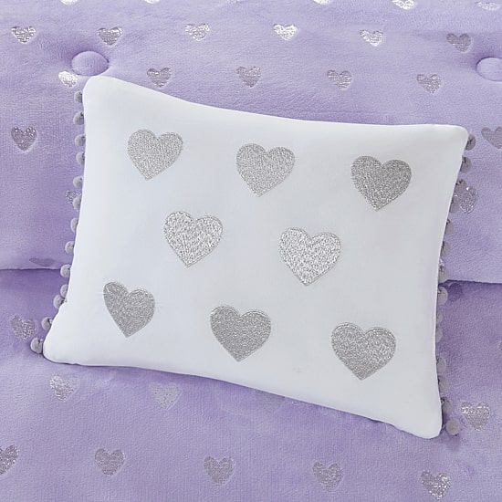 Intelligent Design Jenna Geometric Comforter Set with decorative pillow