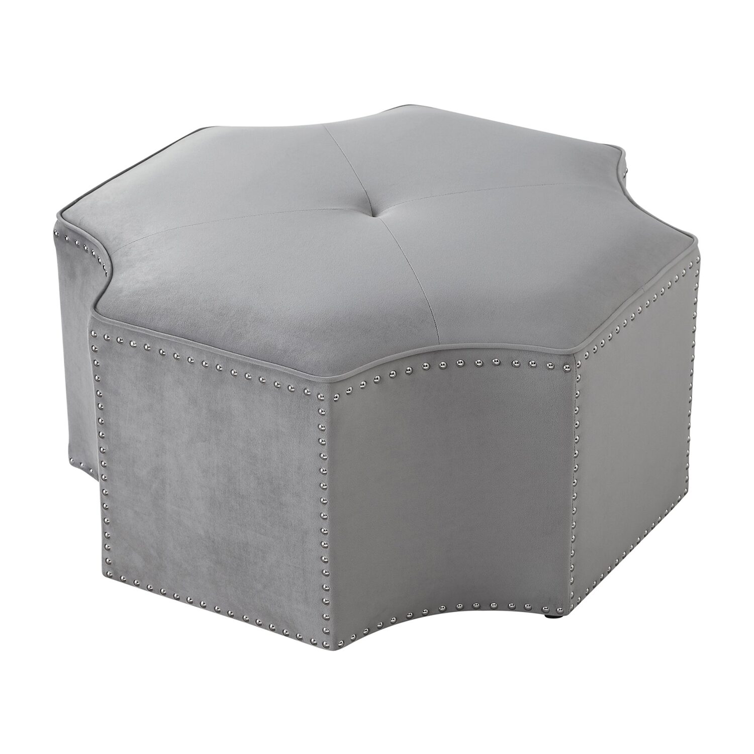 Inspired Home® Fiorella Upholstered Ottoman