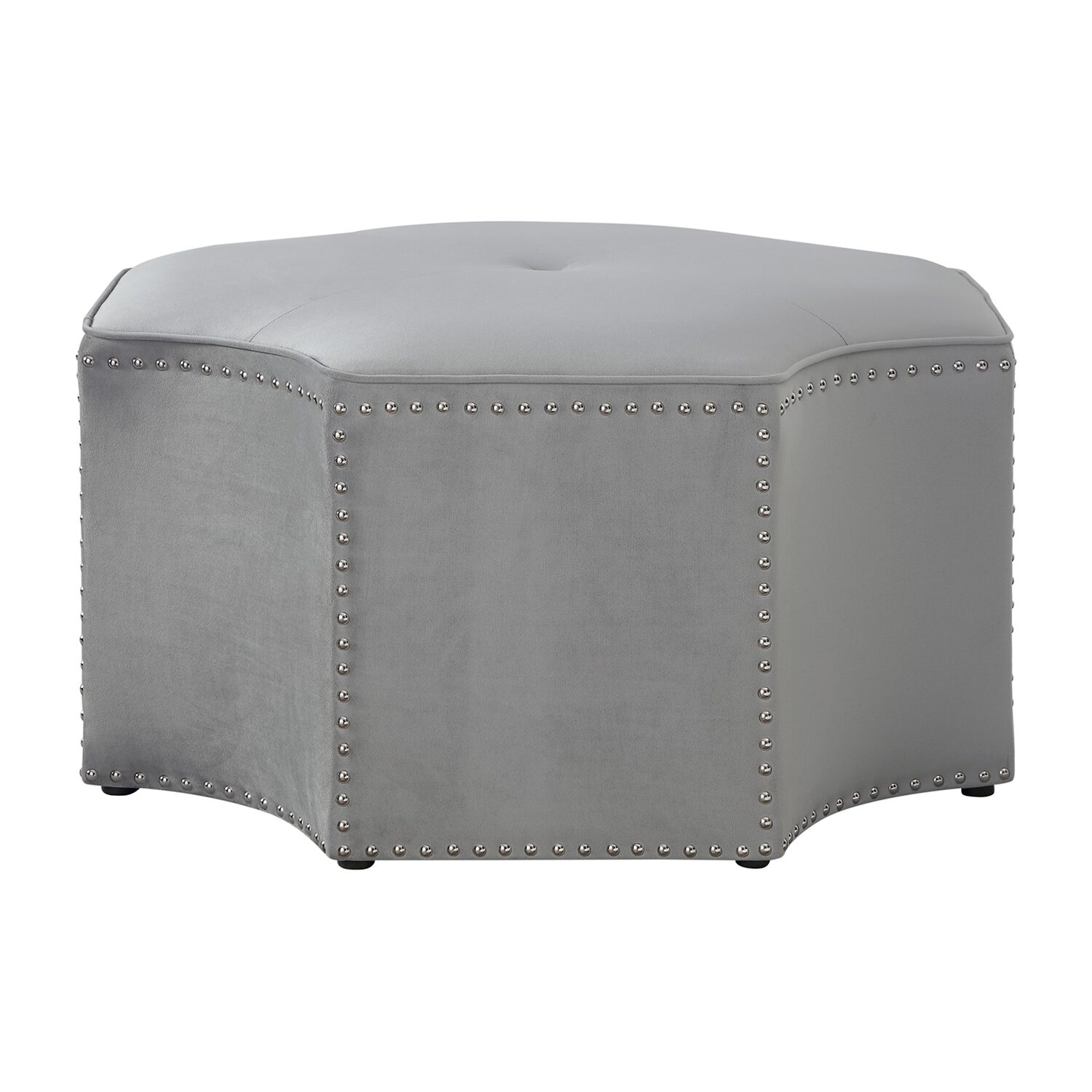 Inspired Home® Fiorella Upholstered Ottoman