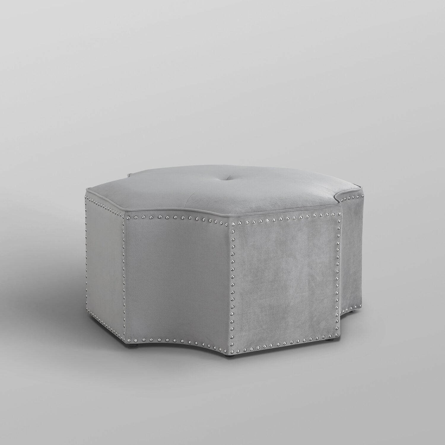 Inspired Home® Fiorella Upholstered Ottoman