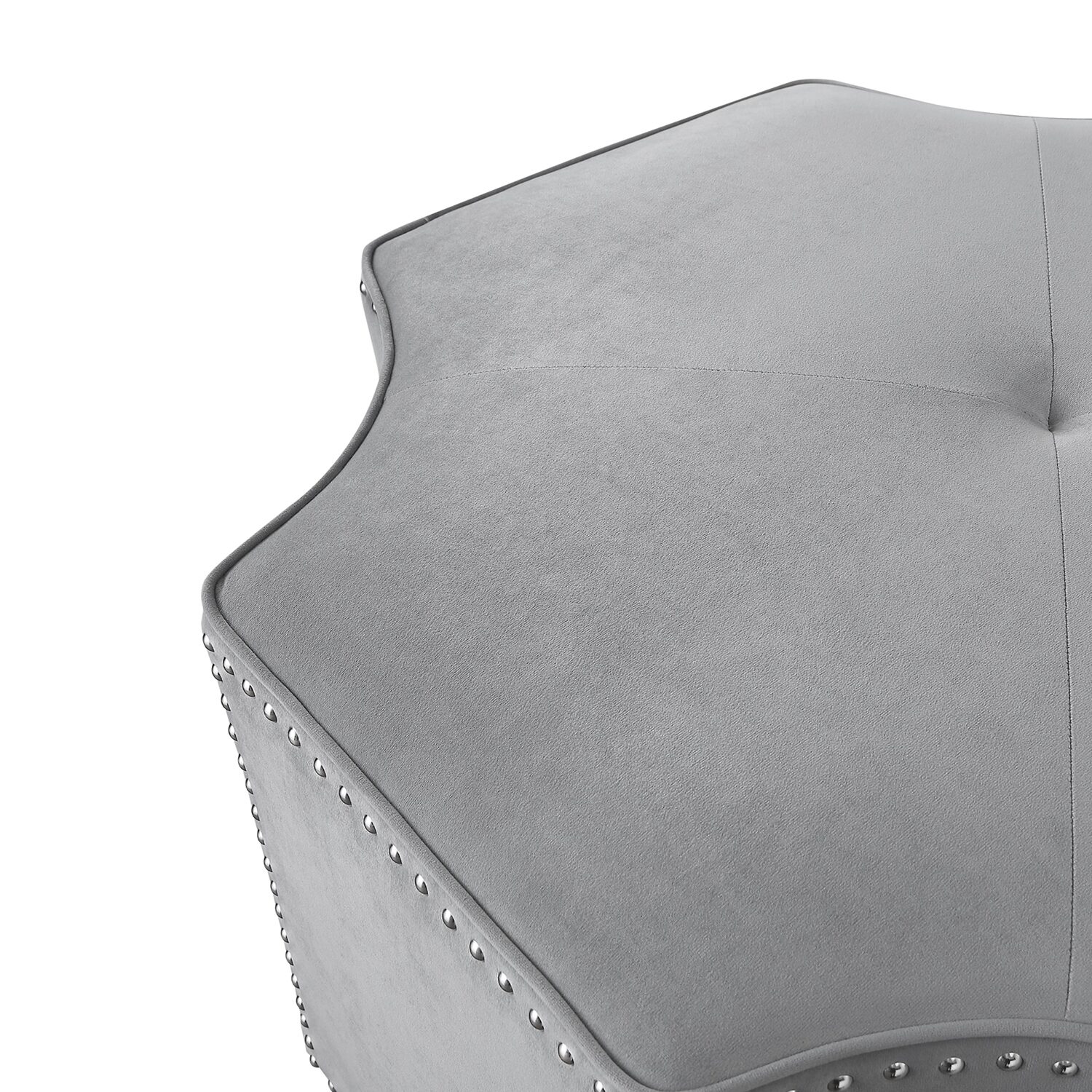 Inspired Home® Fiorella Upholstered Ottoman