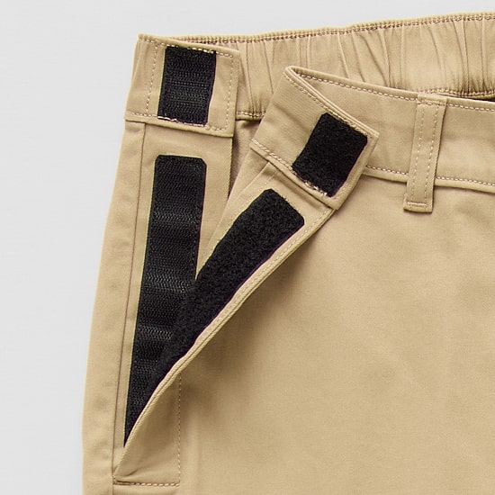 St. John's Bay Stretch Chino Mens Adaptive Easy-on + Easy-off Seated Wear Straight Fit Flat Front Pant