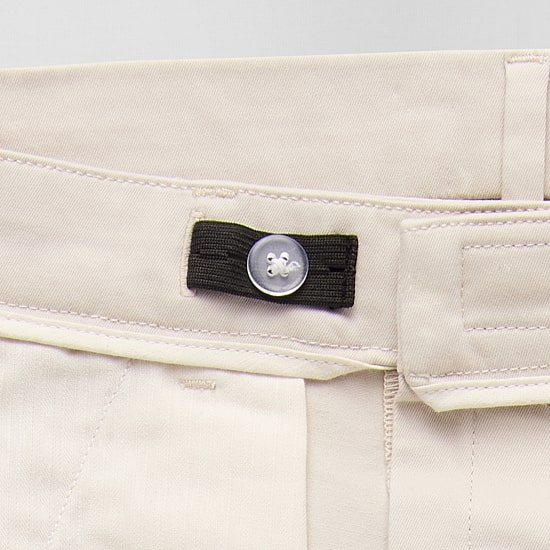 St. John's Bay Dexterity Stretch Chino Mens Adaptive Adjustable Features Easy-on + Easy-off Straight Fit Flat Front Pant