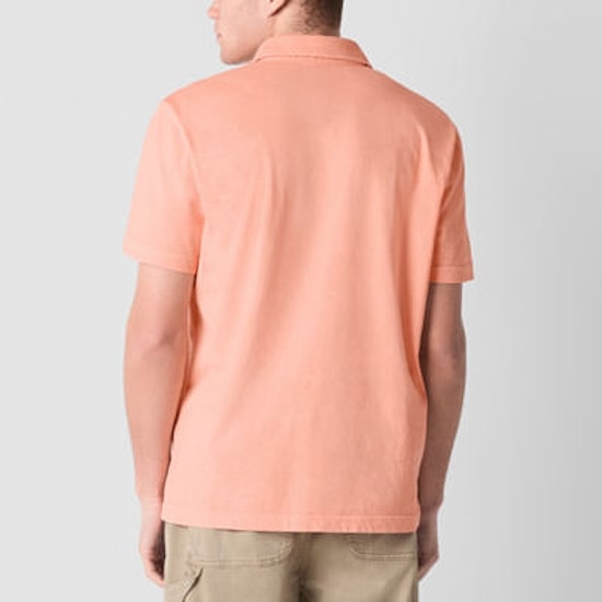 Arizona Mens Short Sleeve Washed Polo Shirt