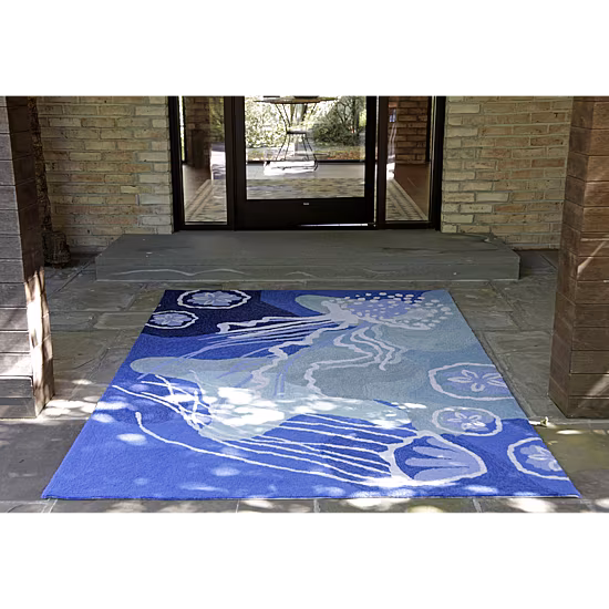 Liora Manne Capri Jelly Fish Indoor/Outdoor RunnerRunner Rug