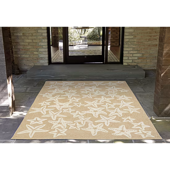 Liora Manne Capri Starfish Indoor/Outdoor Runner Rug